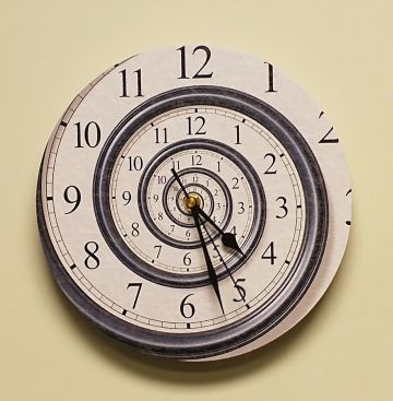 Hypnotic Spiral Clock